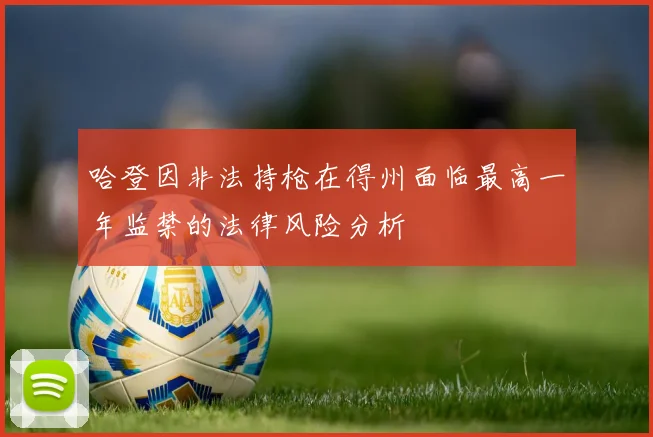 哈登因非法持枪在得州面临最高一年监禁的法律风险分析