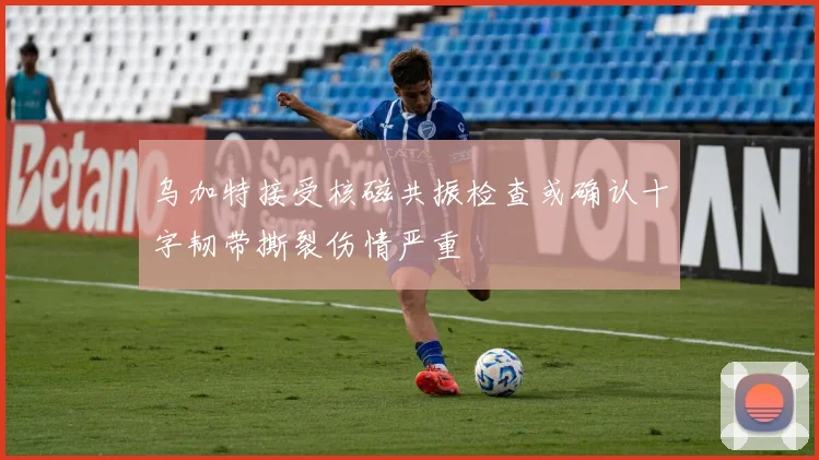 乌加特接受核磁共振检查或确认十字韧带撕裂伤情严重